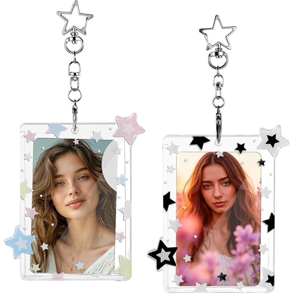 Acrylic Star Photo Cards Holder