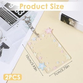 Acrylic Star Photo Cards Holder